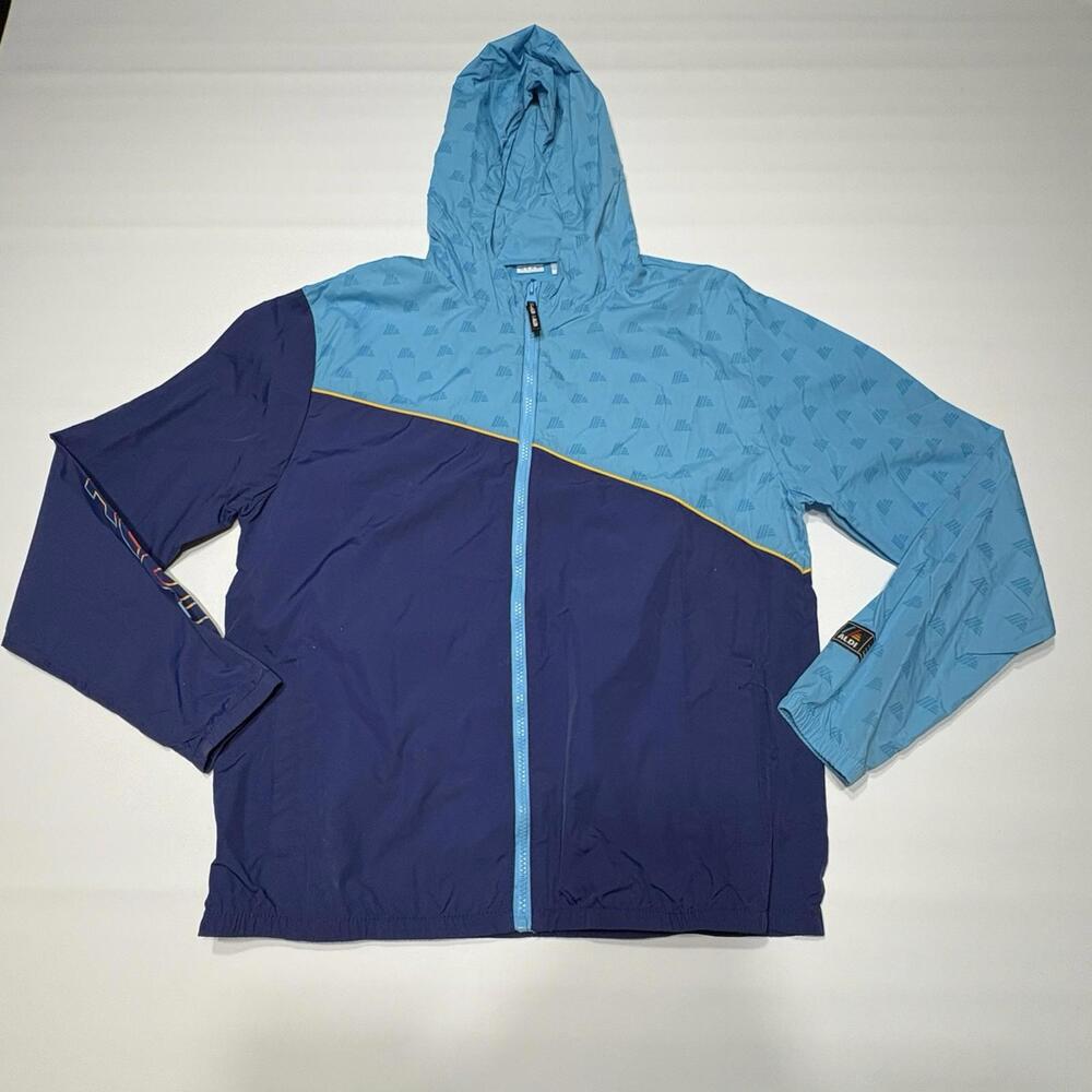 Aldi Gear Hooded Windbreaker Jacket Men's M Full Zip